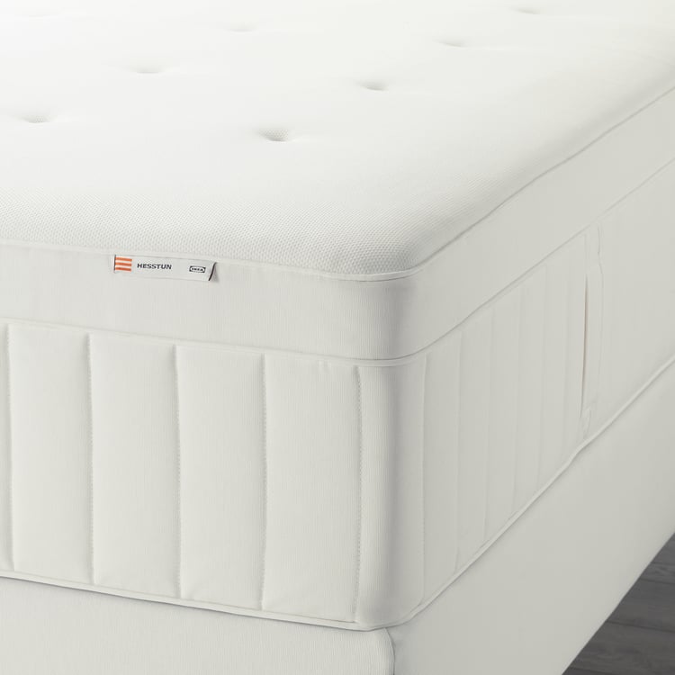 HESSTUN Eurotop mattress, medium firm, white, Queen IKEA