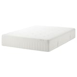 HESSTUN Eurotop mattress, plush/white, King