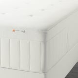 HESSTUN Eurotop mattress, plush/white, King