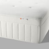 HESSTUN Eurotop mattress, plush/white, King