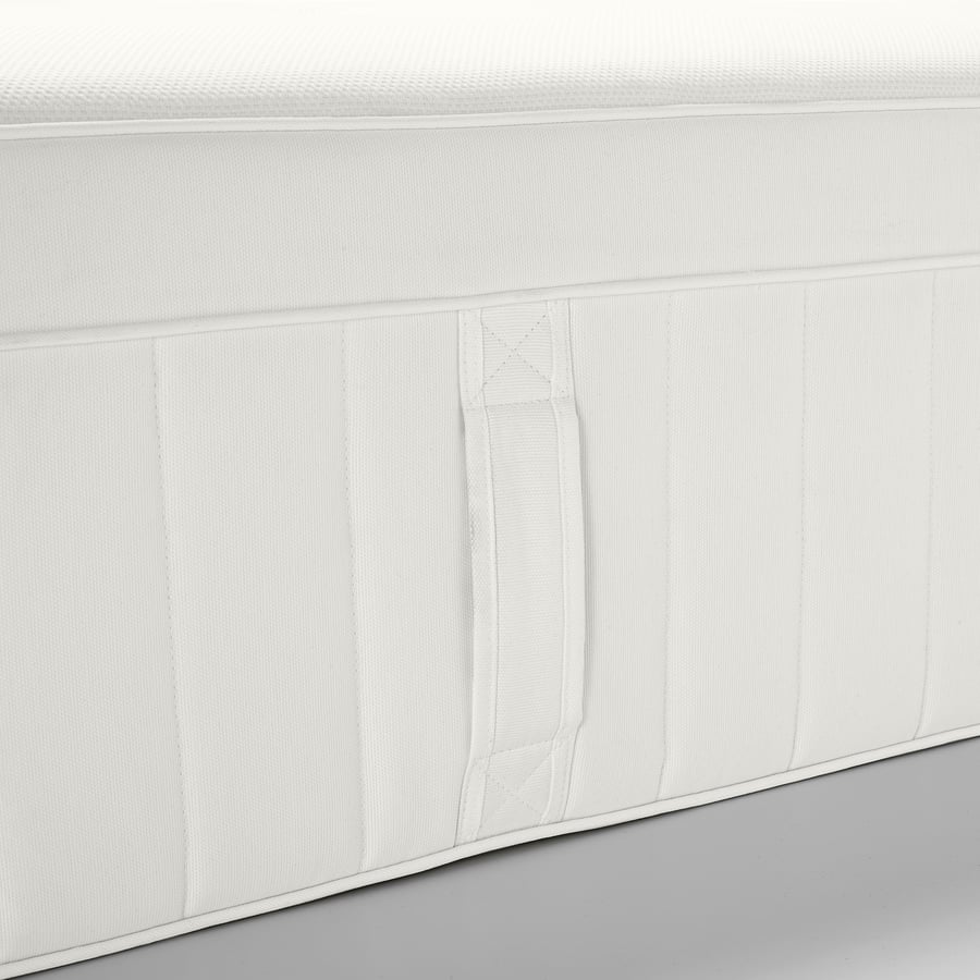 HESSTUN Eurotop mattress, plush/white, Queen IKEA