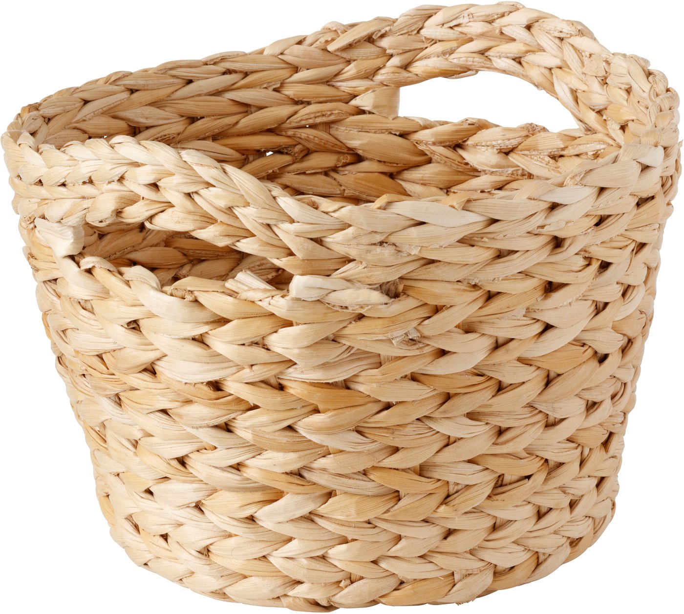 HIALÖS Basket with handle, handmade/banana fiber natural, 10 ¾" IKEA