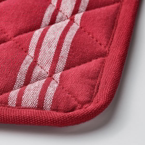 HILDEGUN Pot holder, red, 7x7 "
