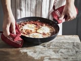 HILDEGUN Pot holder, red, 7x7 "