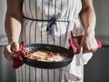 HILDEGUN Pot holder, red, 7x7 "