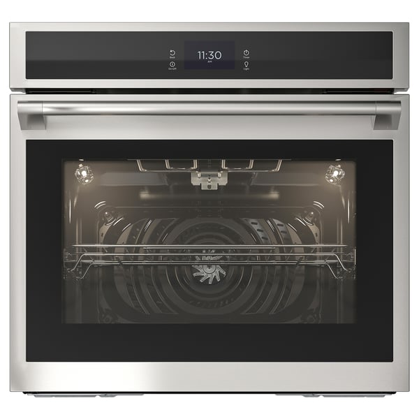 HJÄLTEBY True Convection Wall Oven Selfclean, Stainless steel