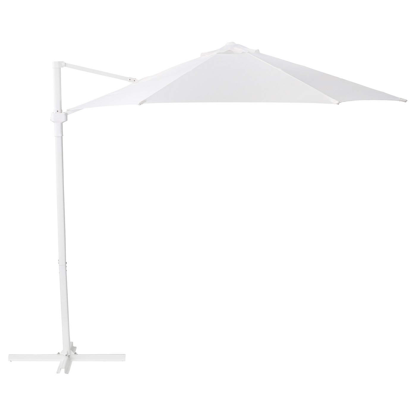 HÖGÖN Umbrella, hanging, white IKEA