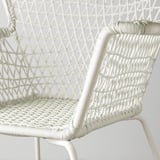 HÖGSTEN Armchair, outdoor, white
