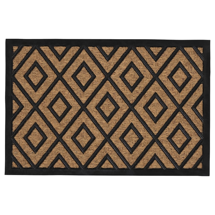 HÖRMESTED door mat, black, 2'0"x2'11" IKEA