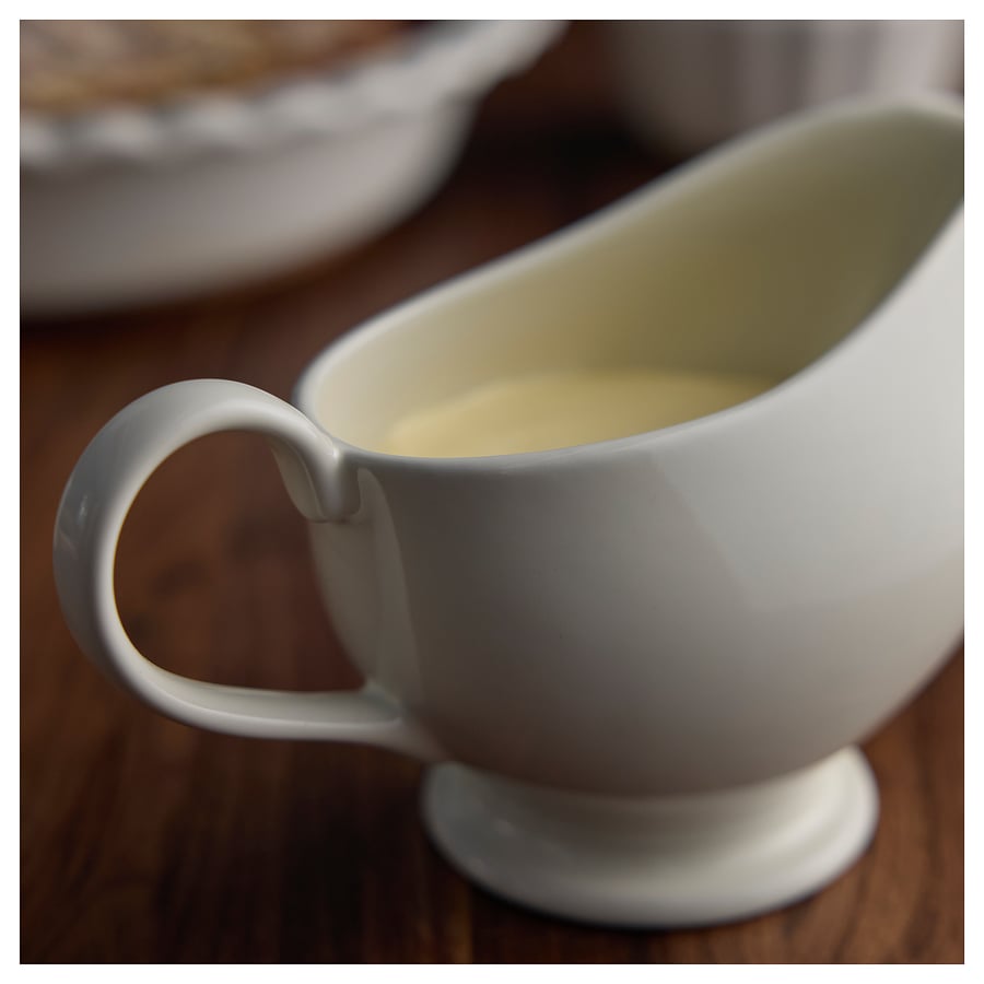 HÖSTAGILLE gravy boat, offwhite, 17 oz IKEA