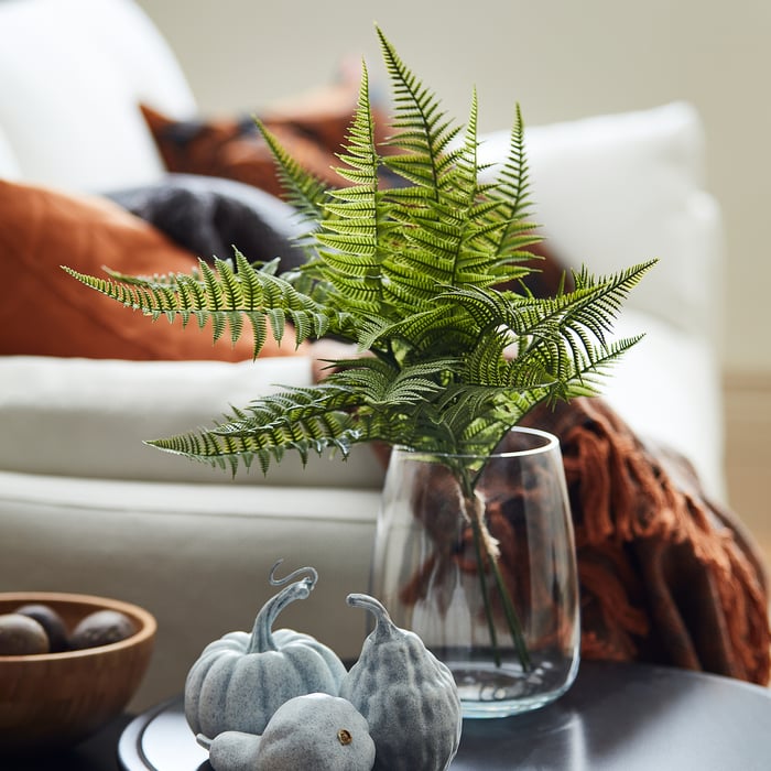 HÖSTKVÄLL artificial bouquet, indoor/outdoor/fern green, 17 ¼" IKEA