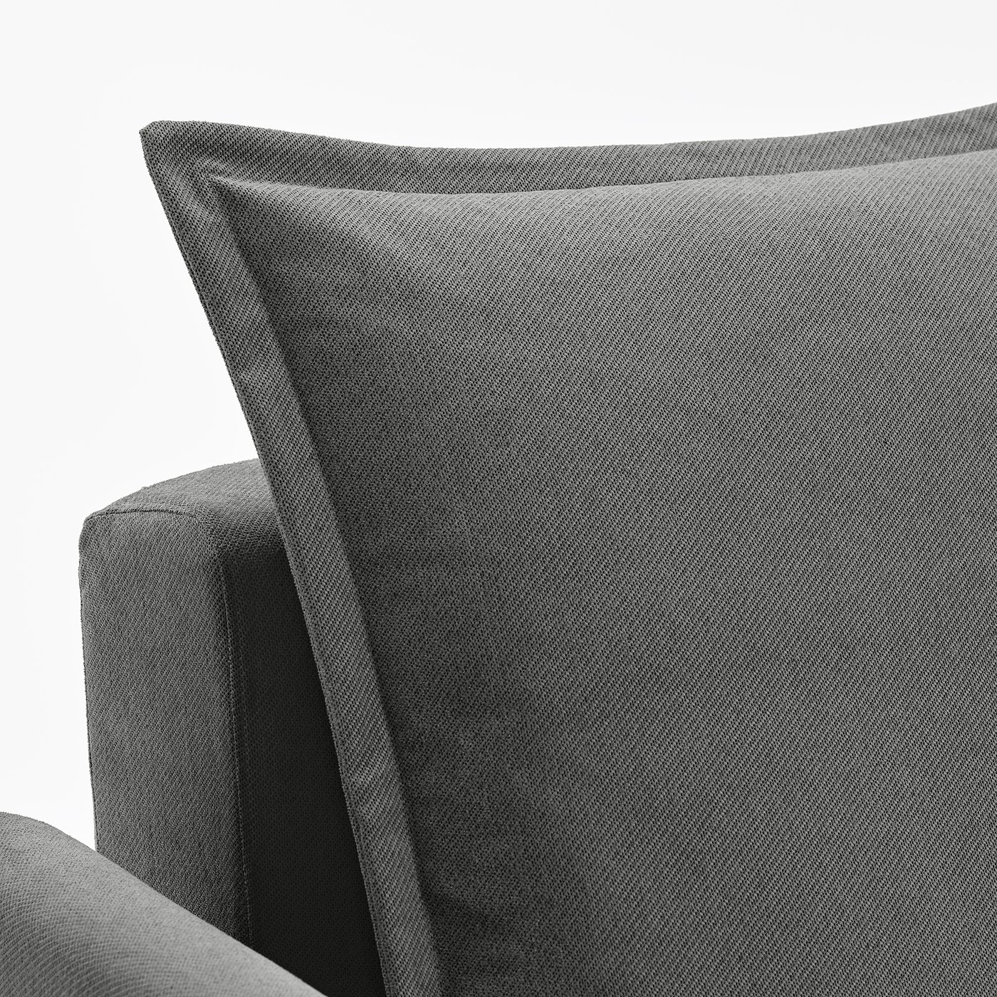 HOLMSUND 3-seat sleeper sofa, Borgunda dark gray - IKEA
