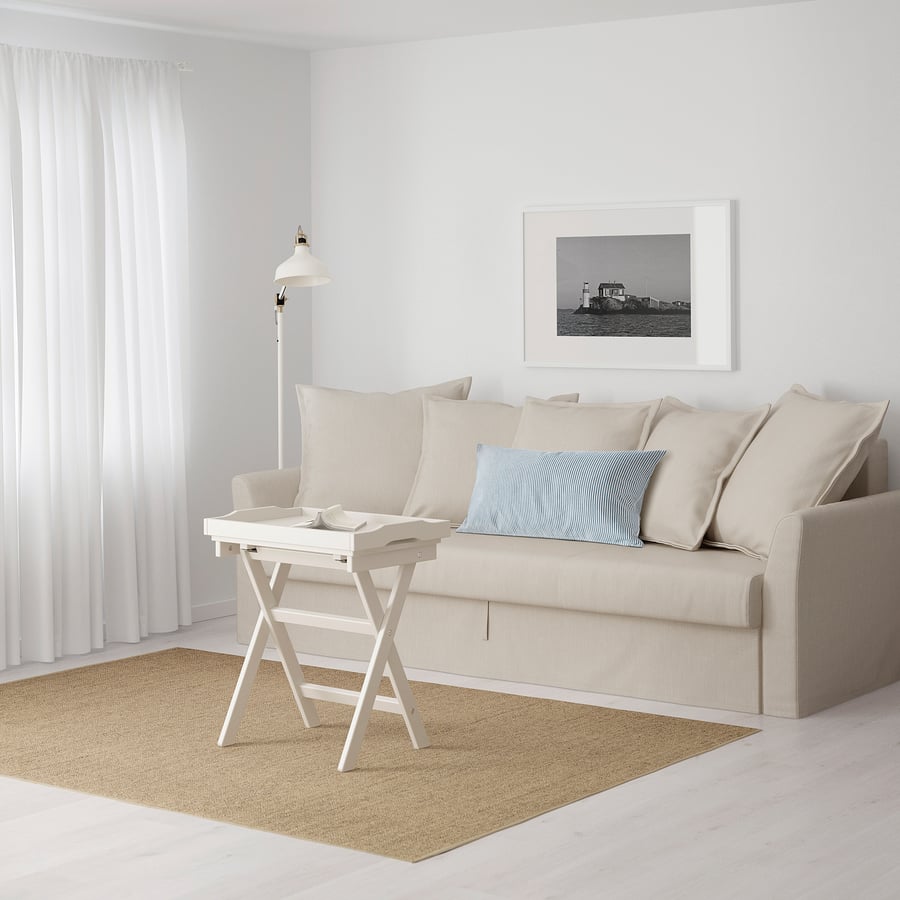 HOLMSUND sleeper sofa, Nordvalla beige IKEA