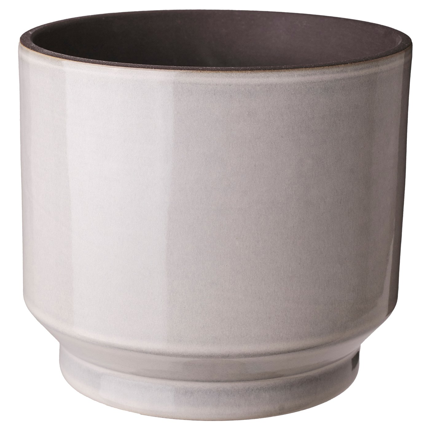 Plant Pot, Indoor/Outdoor/Gray/Beige