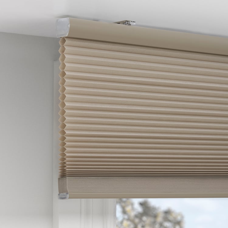 HOPPVALS cellular blind, beige, 23x64" IKEA