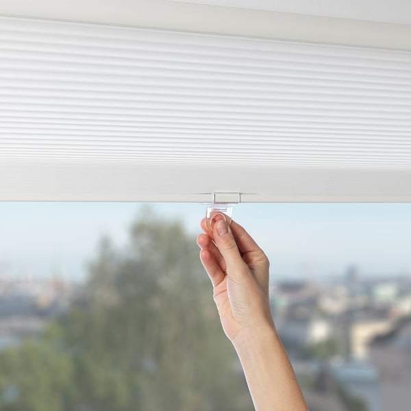 HOPPVALS Cellular blind, white, 38x64 "