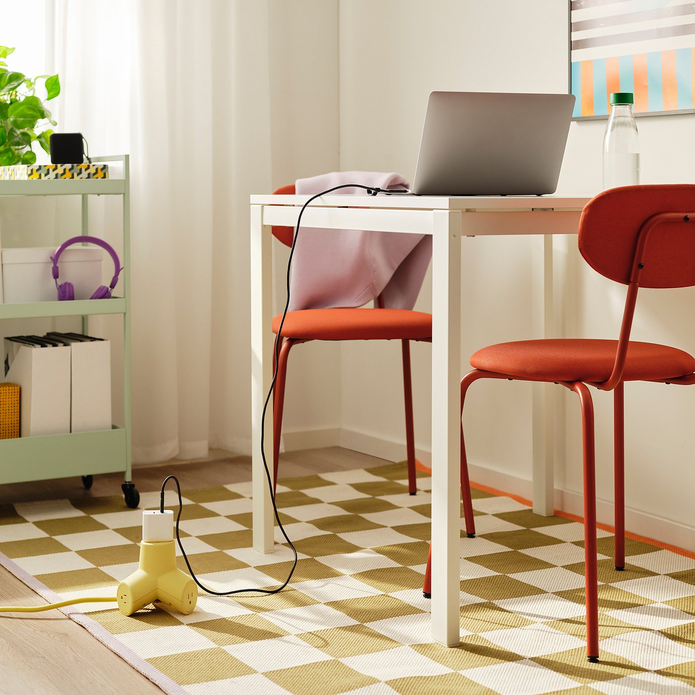 Extension cord, yellow 3