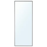 HOVET Mirror, black, 30 3/4x77 1/8 "