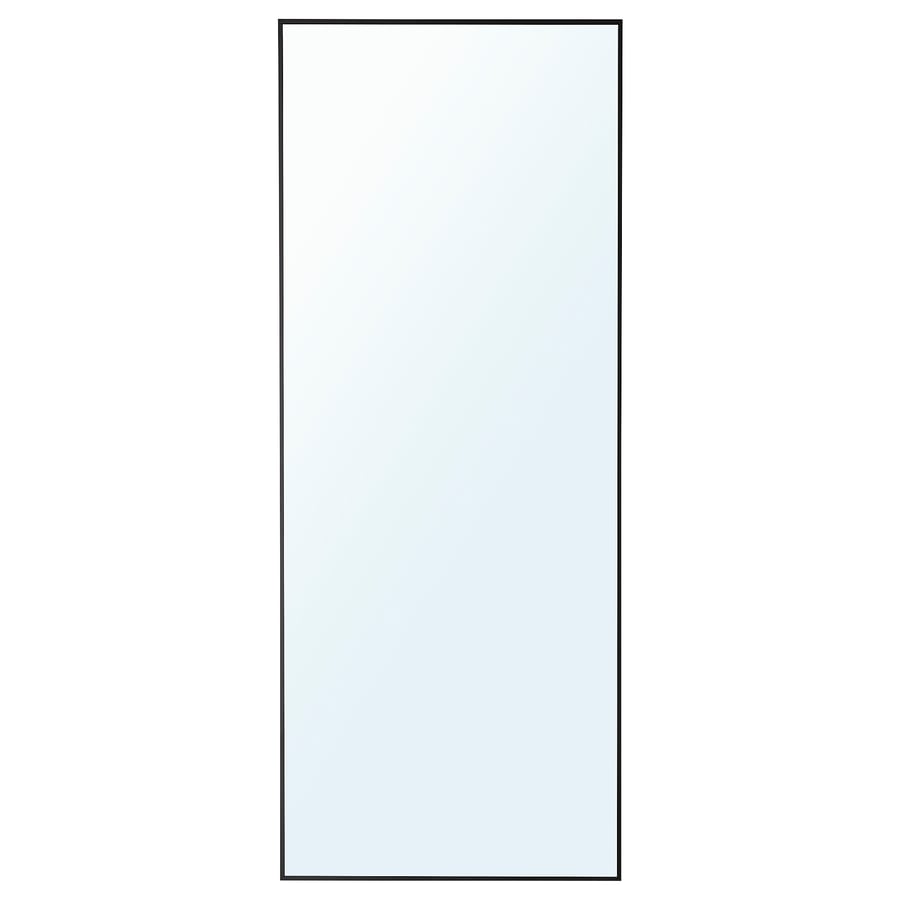 HOVET Mirror, black, 30 3/4x77 1/8 "