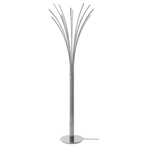 Hovnas Floor Lamp Chrome Plated Chrome Plated Black Ikea