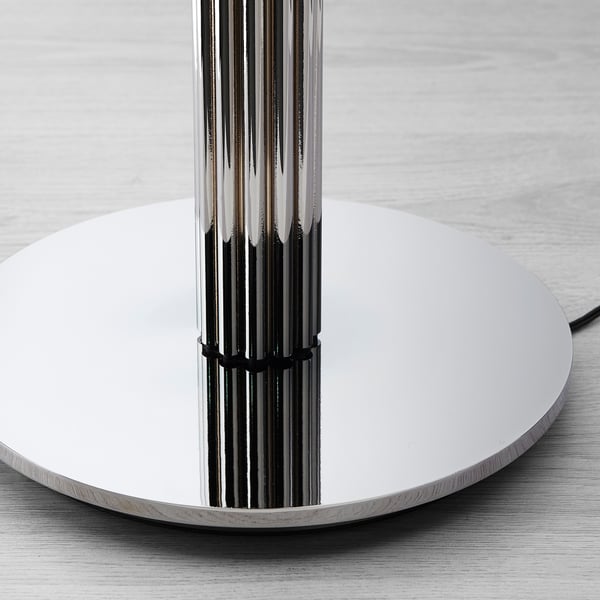 Hovnas Floor Lamp Chrome Plated Chrome Plated Black Ikea