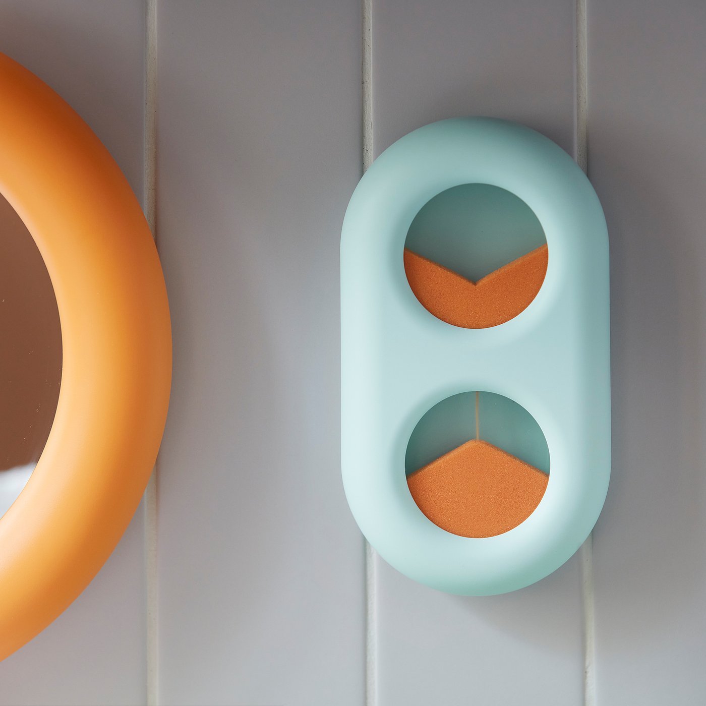 Timer with suction cup, turquoise 5