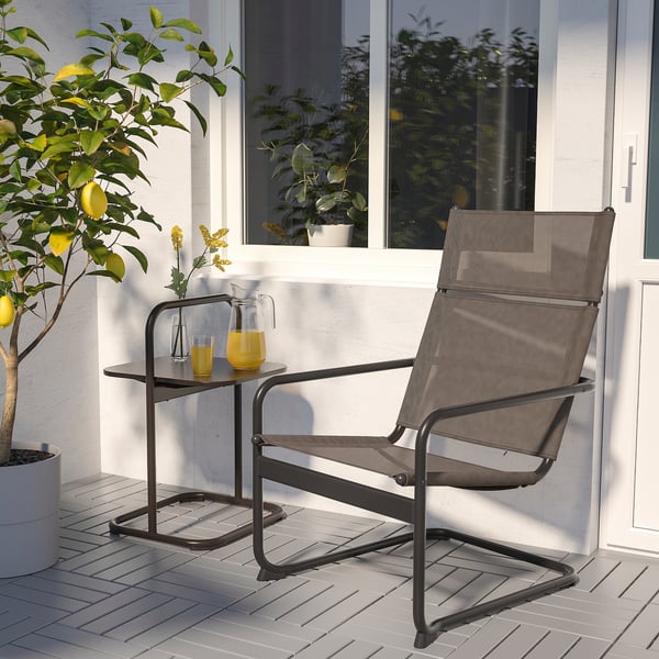 Husaro Side Table Outdoor Dark Gray 19 1 4x19 1 4 Ikea