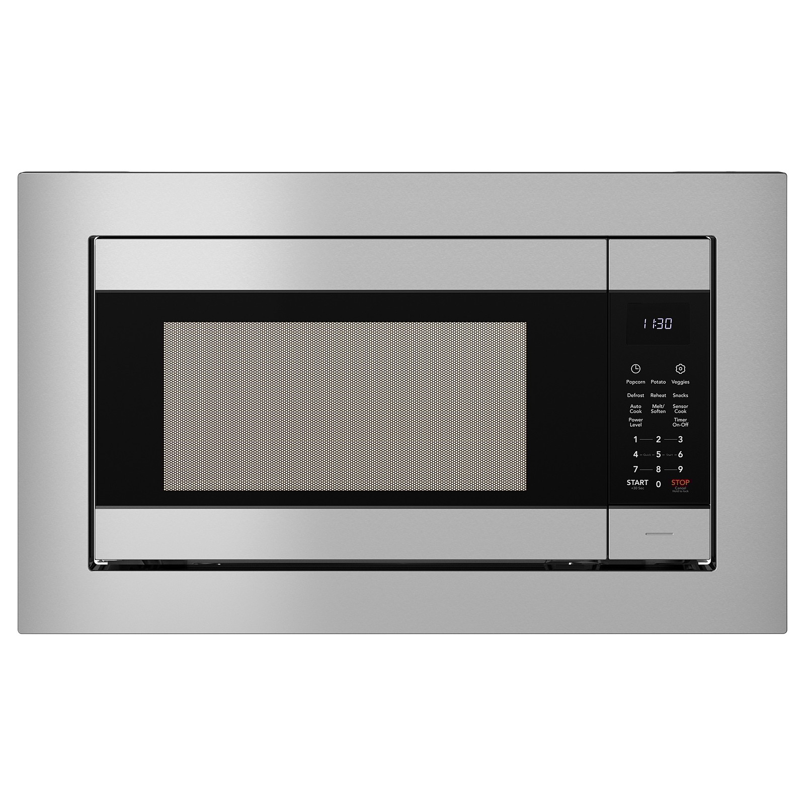 HUVUDSAKLIG Builtin microwave stainless steel color IKEA