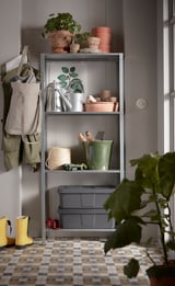 HYLLIS Shelf unit, indoor/outdoor, 23 5/8x10 5/8x55 1/8 "