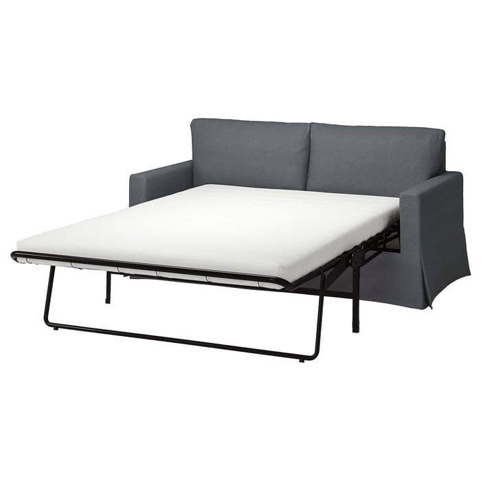 HYLTARP cover for sleeper sofa, Gransel gray IKEA