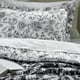 Option: IDALINNEA Comforter set, white/gray, King