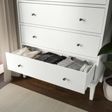 IDANÄS 4-drawer dresser, white, 41x19 5/8x46 1/2 "