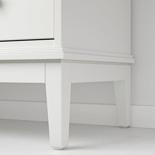 IDANÄS 4-drawer dresser, white, 41x19 5/8x46 1/2 "