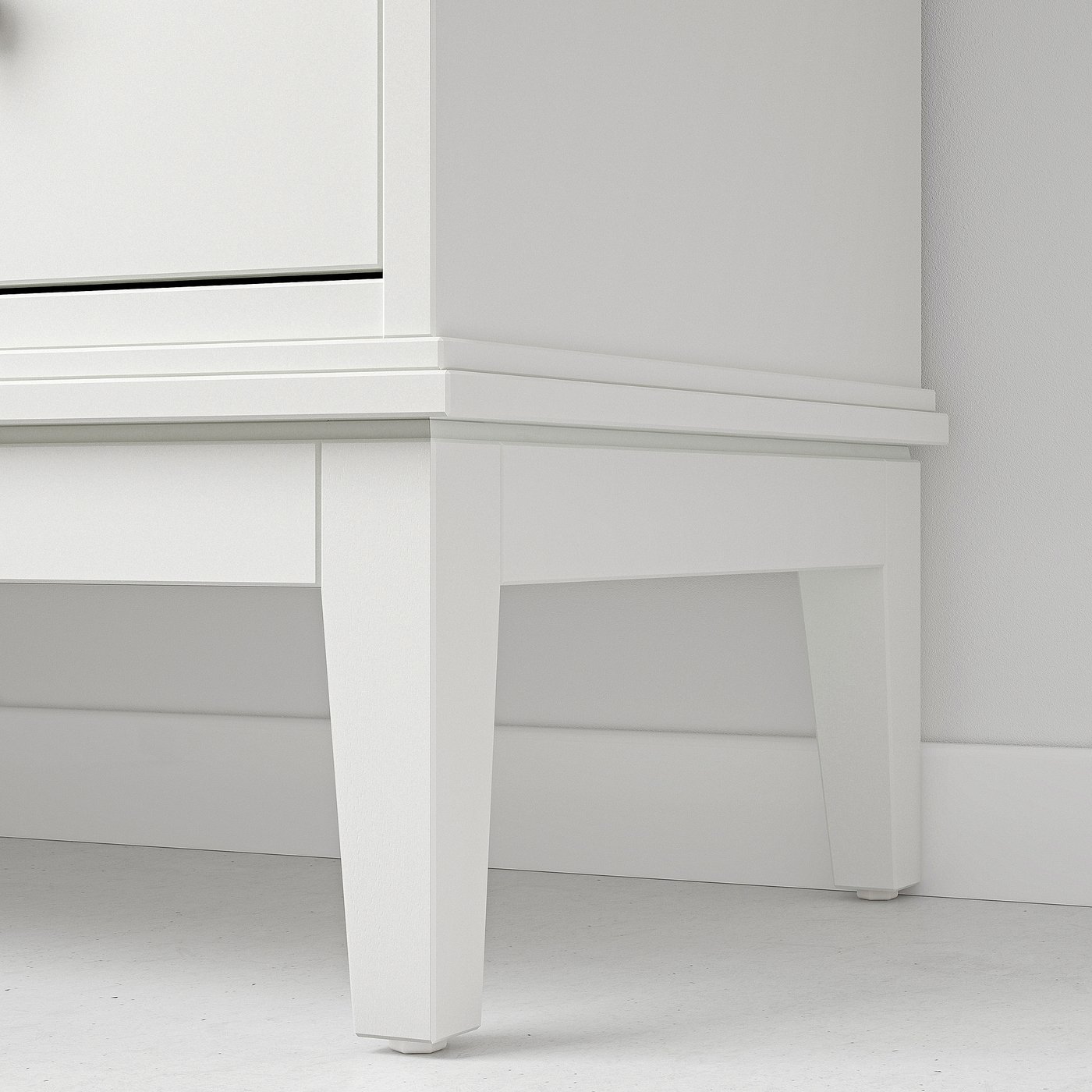 IDANÄS 6-drawer chest, white, 331/8x195/8x531/8