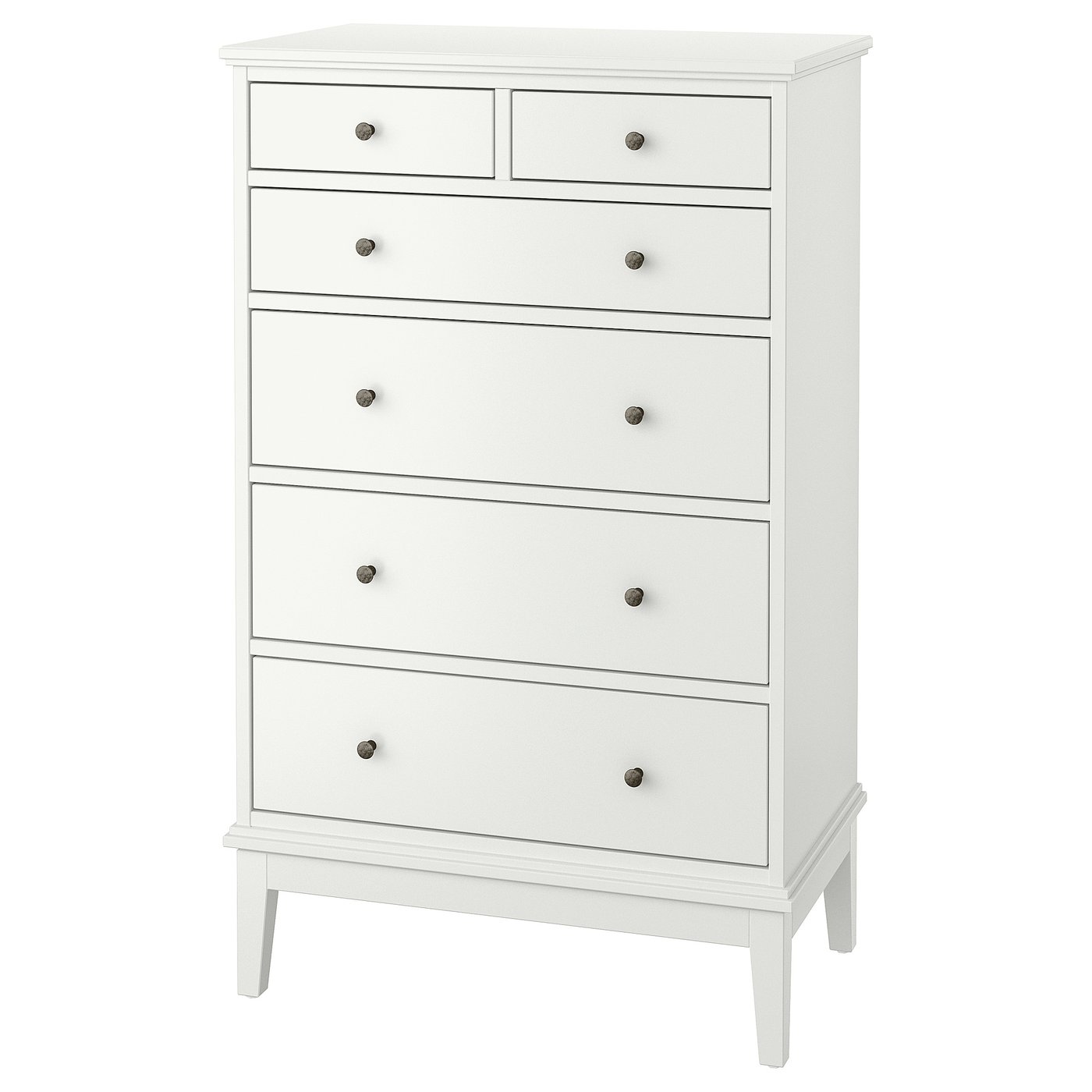 6-Drawer Dresser, White