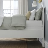 IDANÄS Bed frame, white/Lyngör white, Twin