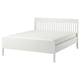 IDANÄS Bed frame, white, King