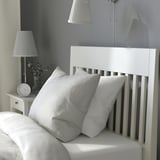 IDANÄS Bed frame with storage, white/Lyngör white, Twin