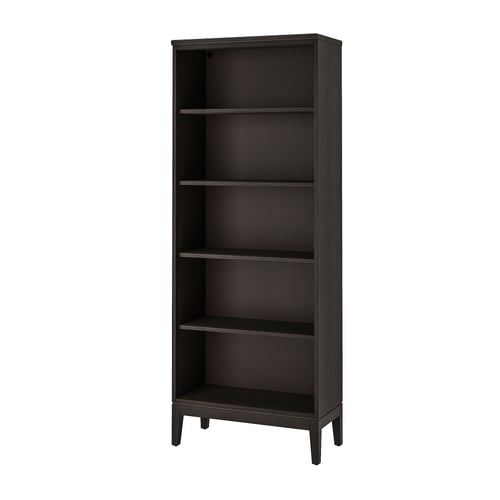 IDANÄS Bookcase - dark-brown stained 31 7/8x15 3/8x83 1/8 "