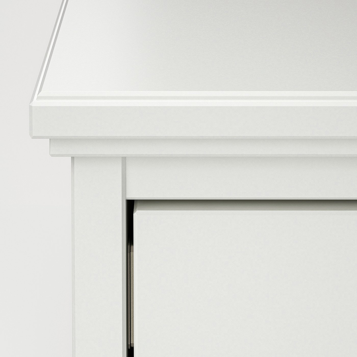 Cabinet with bi-folding doors, white 6