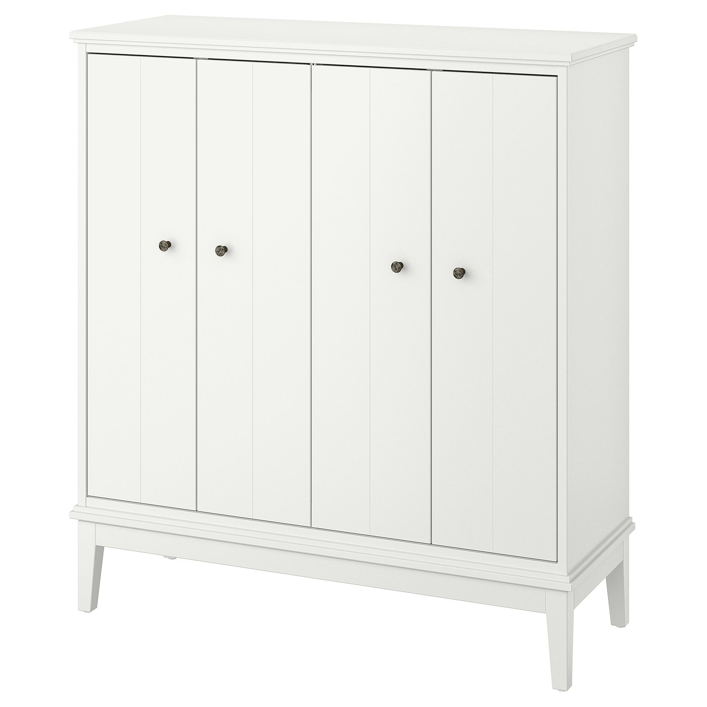 Cabinet With Bi-Folding Doors, White