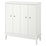 IDANÄS Cabinet with bi-folding doors, white, 47 5/8x53 1/8 "