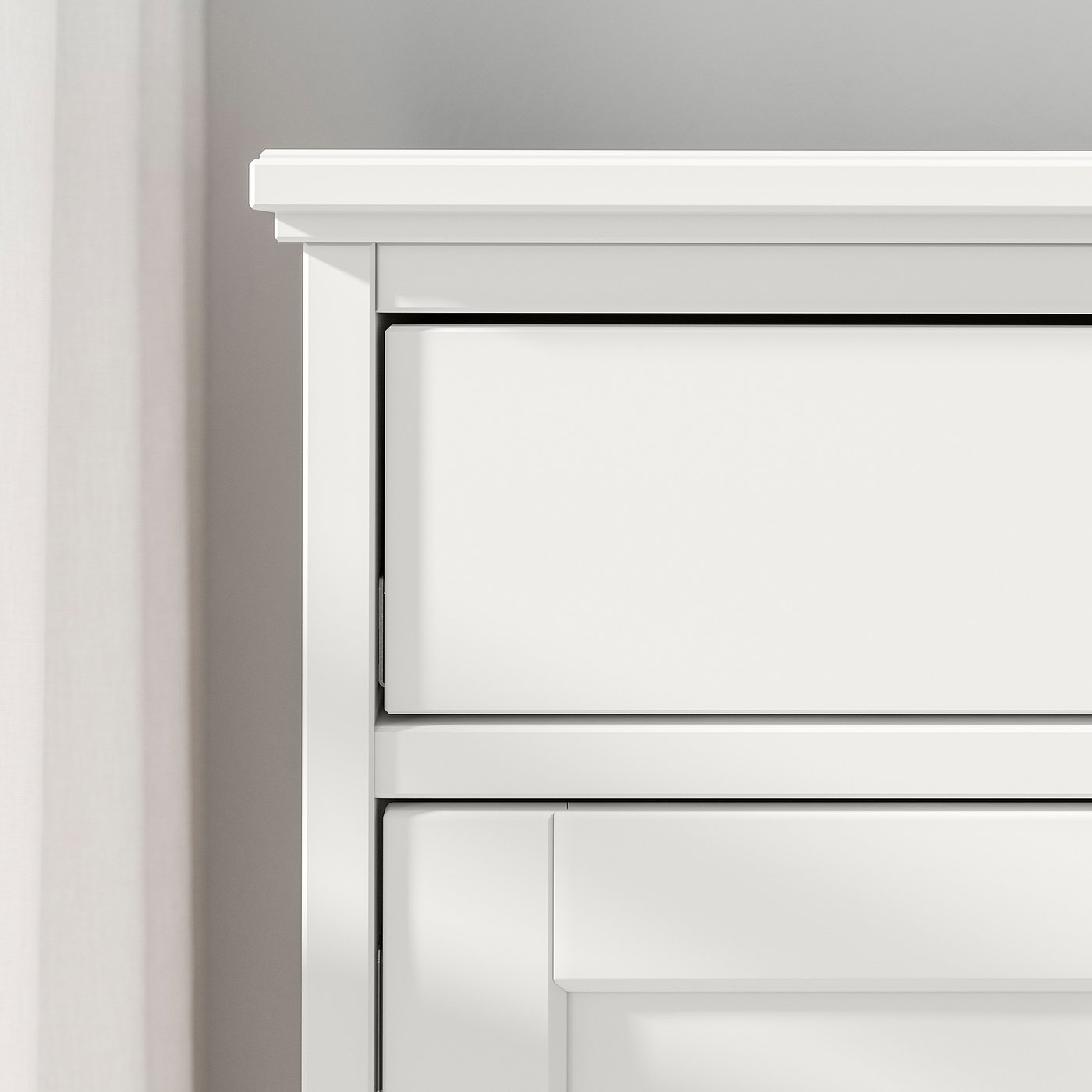 IDANÄS sideboard, white, 487/8x195/8x373/8