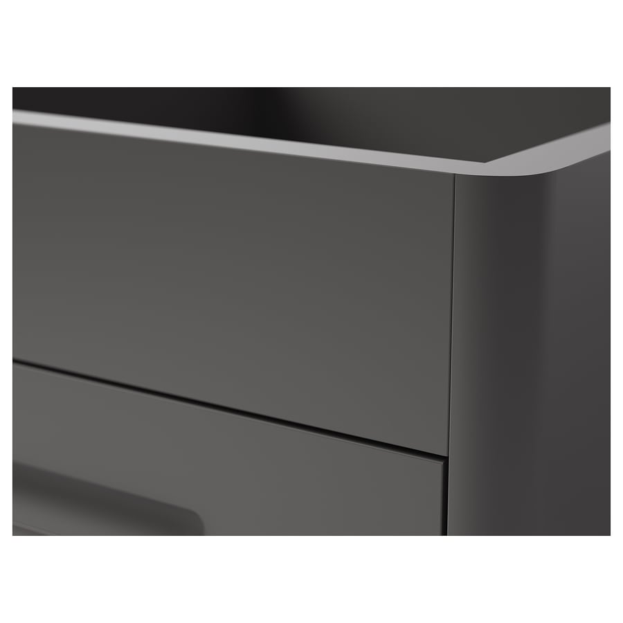 IDÅSEN Drawer unit on casters, dark gray, 16 1/2x24". Learn more! IKEA