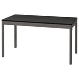 IDÅSEN Table, black/dark gray, 55 1/8x27 1/2x29 1/2 "