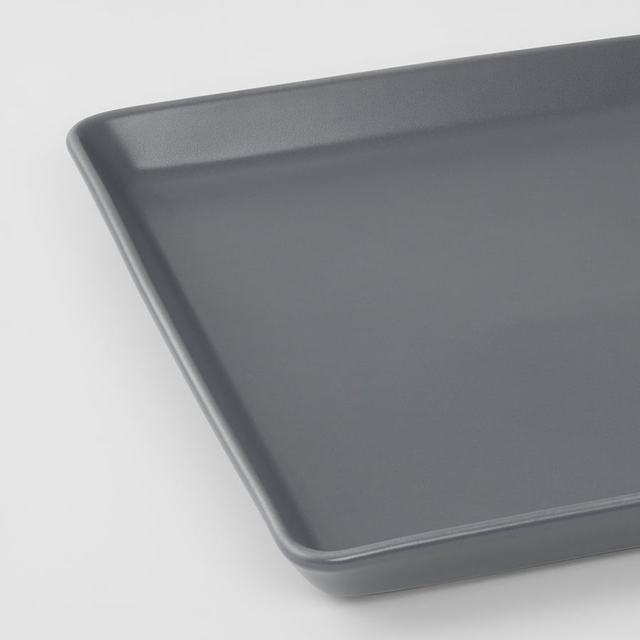 IDEAL Candle dish, gray, 10x10" IKEA