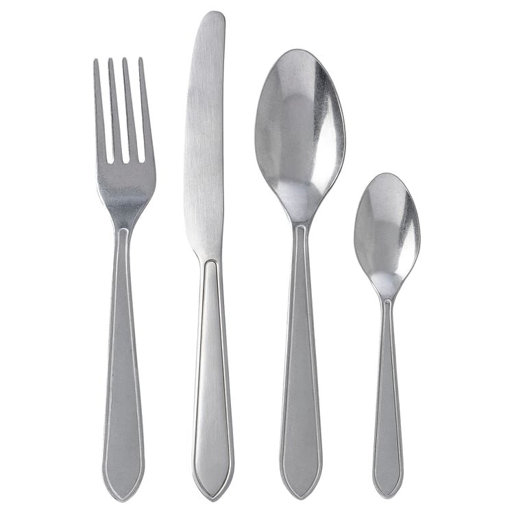 IDENTITET 16piece flatware set, stainless steel IKEA