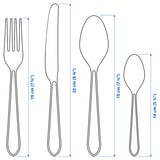 IDENTITET 16-piece flatware set, stainless steel