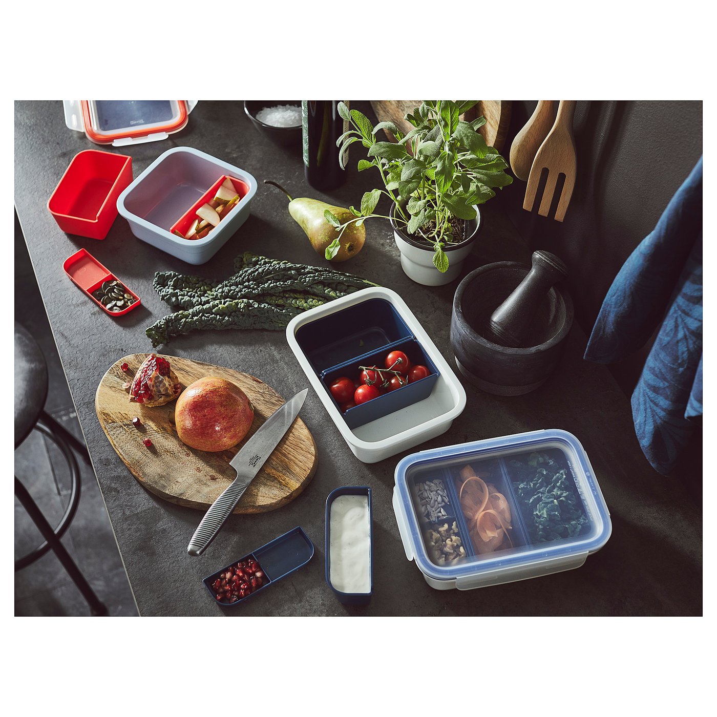 IKEA 365+ Lunch box with containers, square IKEA