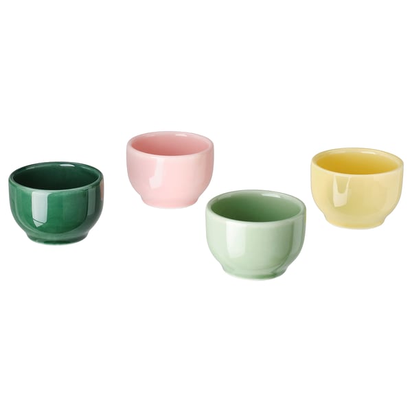 IKEA 365+ Bowl/egg cup, rounded sides/mixed colors, 2 "